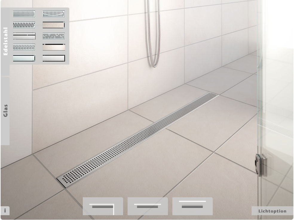 Visualiser ShowerDrain